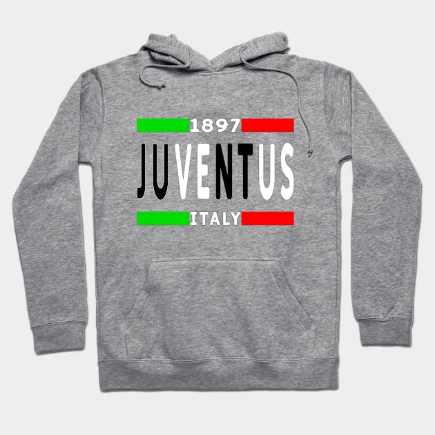 Juventus Italy 1897 Classic Hoodie by Medo Creations